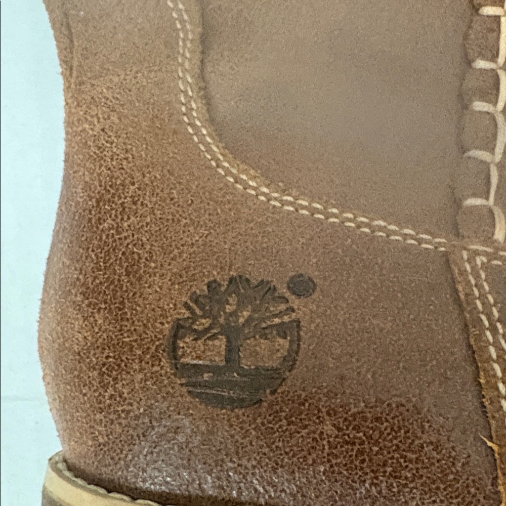 Timberland Earthkeepers Shoreham Tall Fold Down boots,tan/brown leather,size 9.5 - Picture 11 of 14